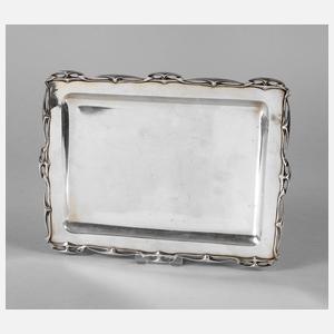 Silbertablett Jugendstil