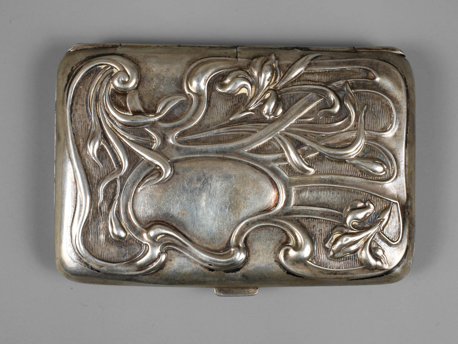 Silber Zigarettenetui Jugendstil
