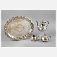 WMF Geislingen Jugendstil Teeservice111