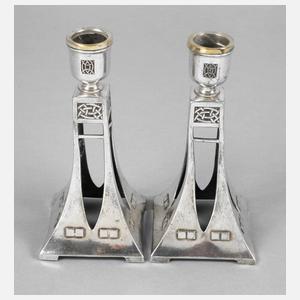 WMF Geislingen Paar Jugenstilleuchter