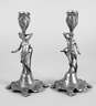 WMF Geislingen Paar figürliche Jugendstilleuchter