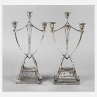 WMF Paar Tafelleuchter Jugendstil111