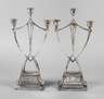 WMF Paar Tafelleuchter Jugendstil
