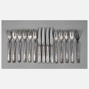 15 Besteckteile Pomona