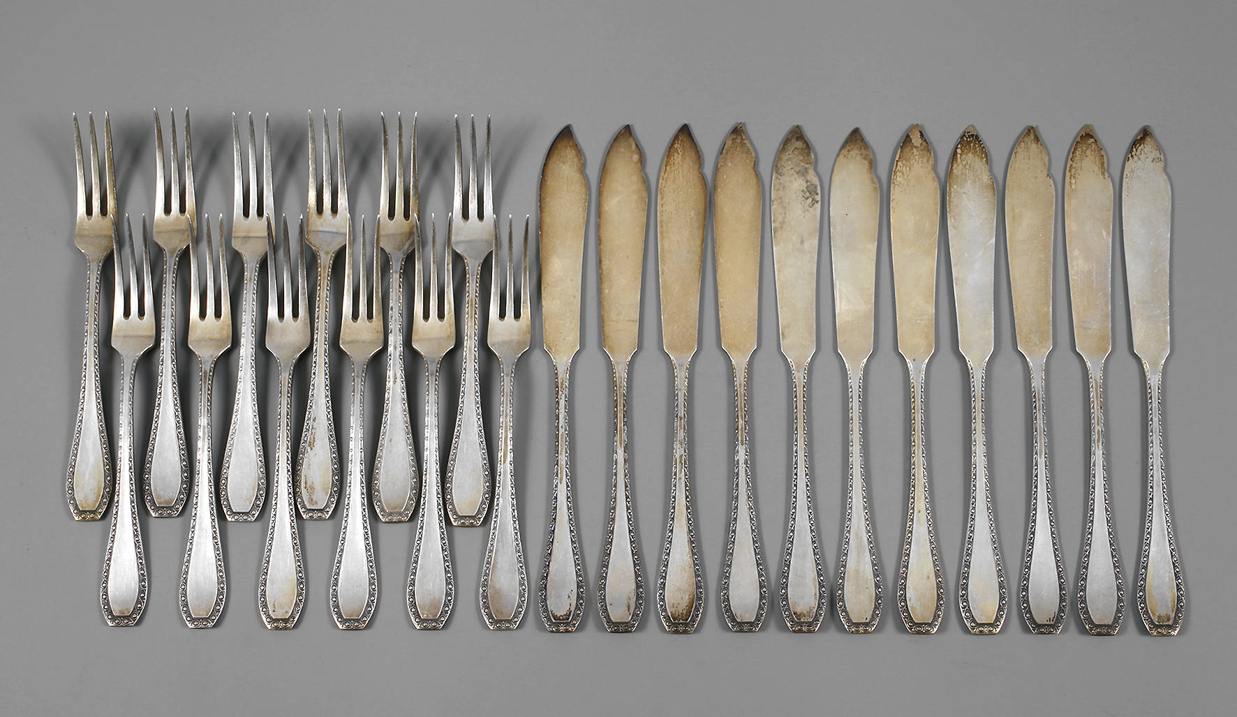 Fischbesteck Jugendstil