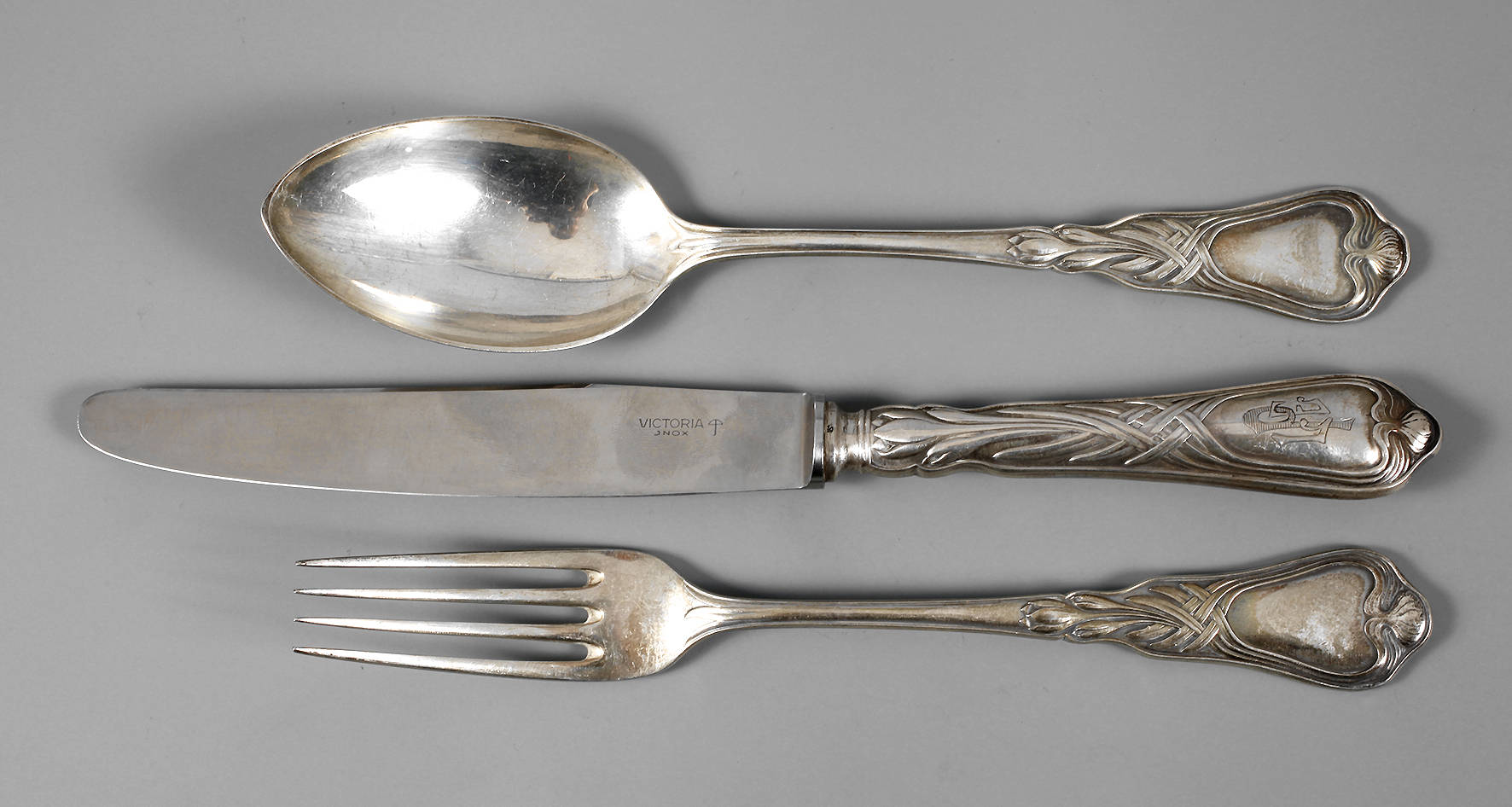 Drei Teile Besteckteile Heinrich Vogeler