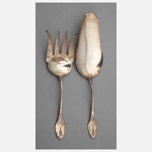 Henry van de Velde zwei Teile Fischvorlegebesteck