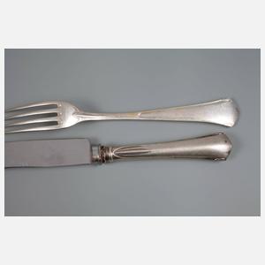 Drei Teile Menübesteck Peter Behrens