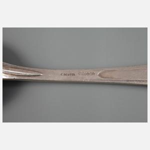 Drei Teile Menübesteck Peter Behrens