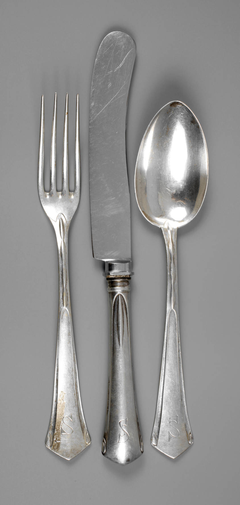 Drei Teile Menübesteck Peter Behrens