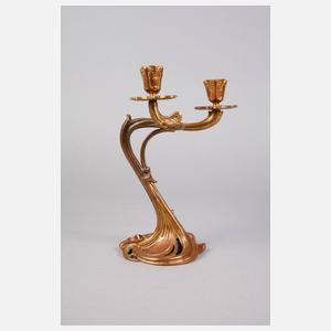 Dreiflammiger Jugendstilleuchter