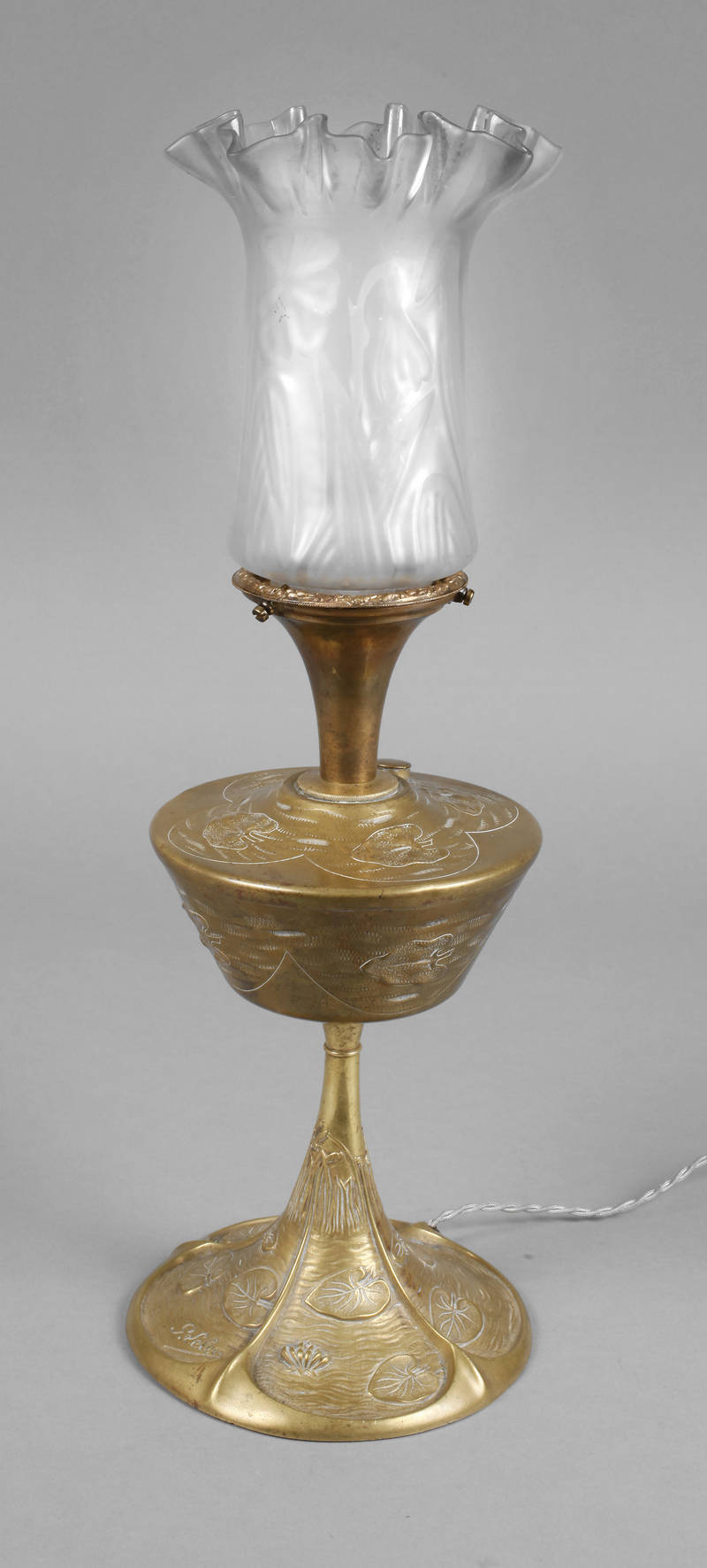 Jugendstil-Tischlampe Frankreich