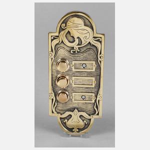 Klingelschild Jugendstil