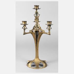 Vierflammiger Jugendstilleuchter