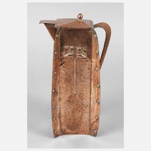 England Kupferkanne Jugendstil