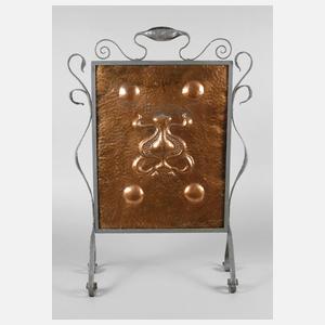 Kaminschirm Jugendstil