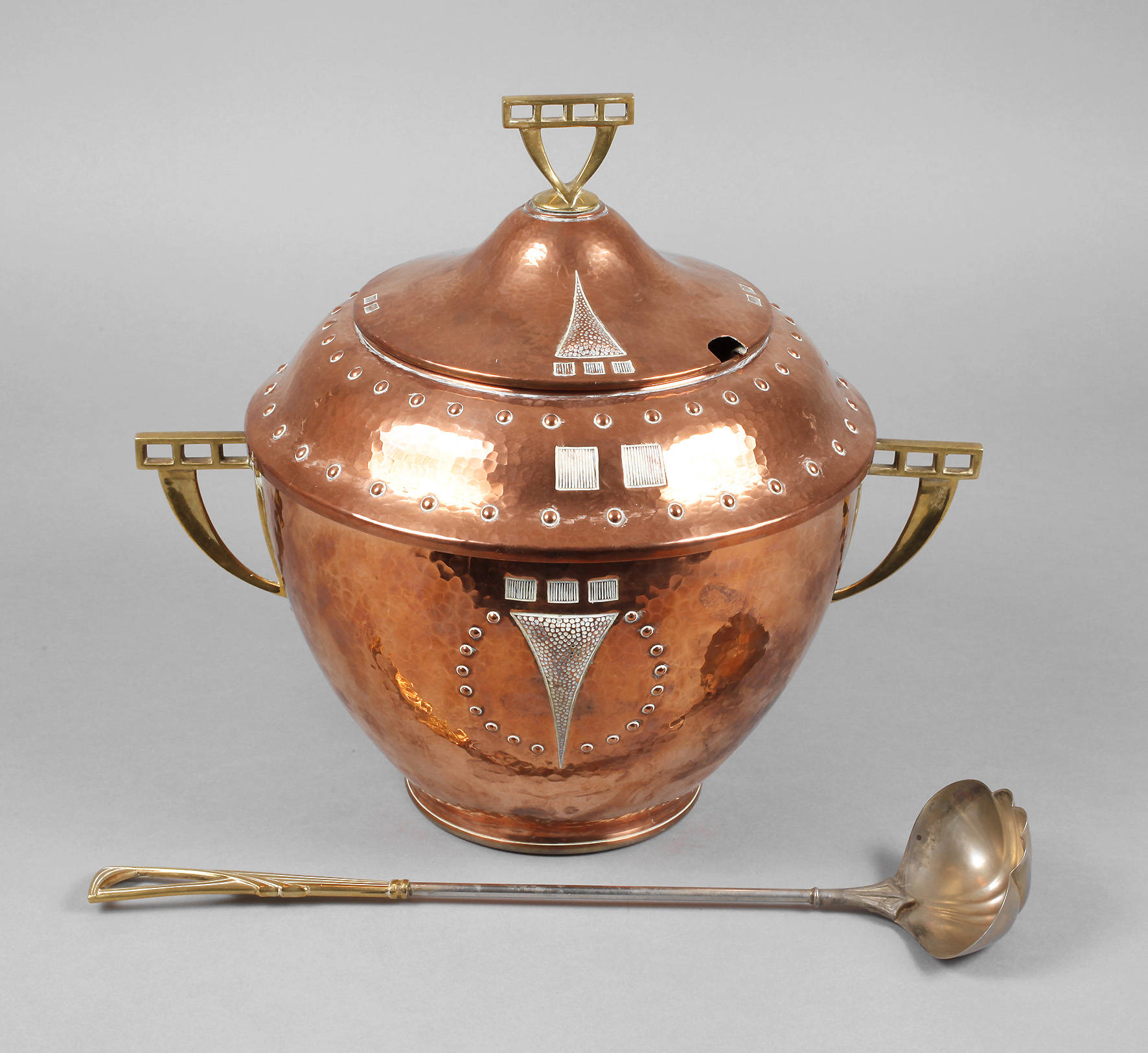 WMF Geisslingen Kupferbowle Jugendstil