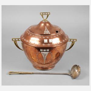 WMF Geisslingen Kupferbowle Jugendstil