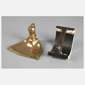 Aschenschale und Löschwiege Jugendstil