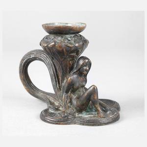 Figürlicher Handleuchter