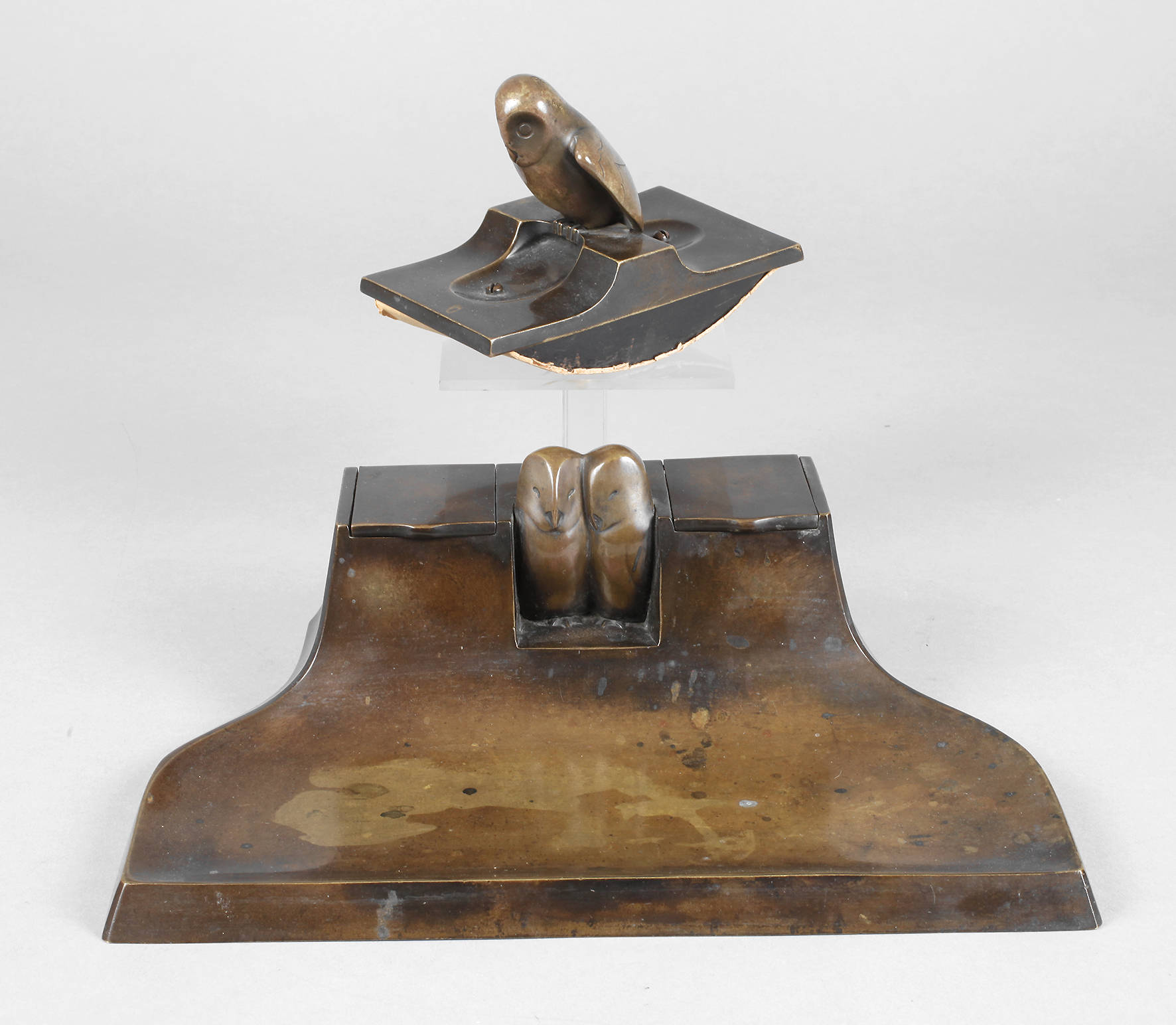 Jugendstil-Schreibset Bronze