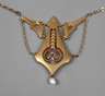 Goldcollier Jugendstil