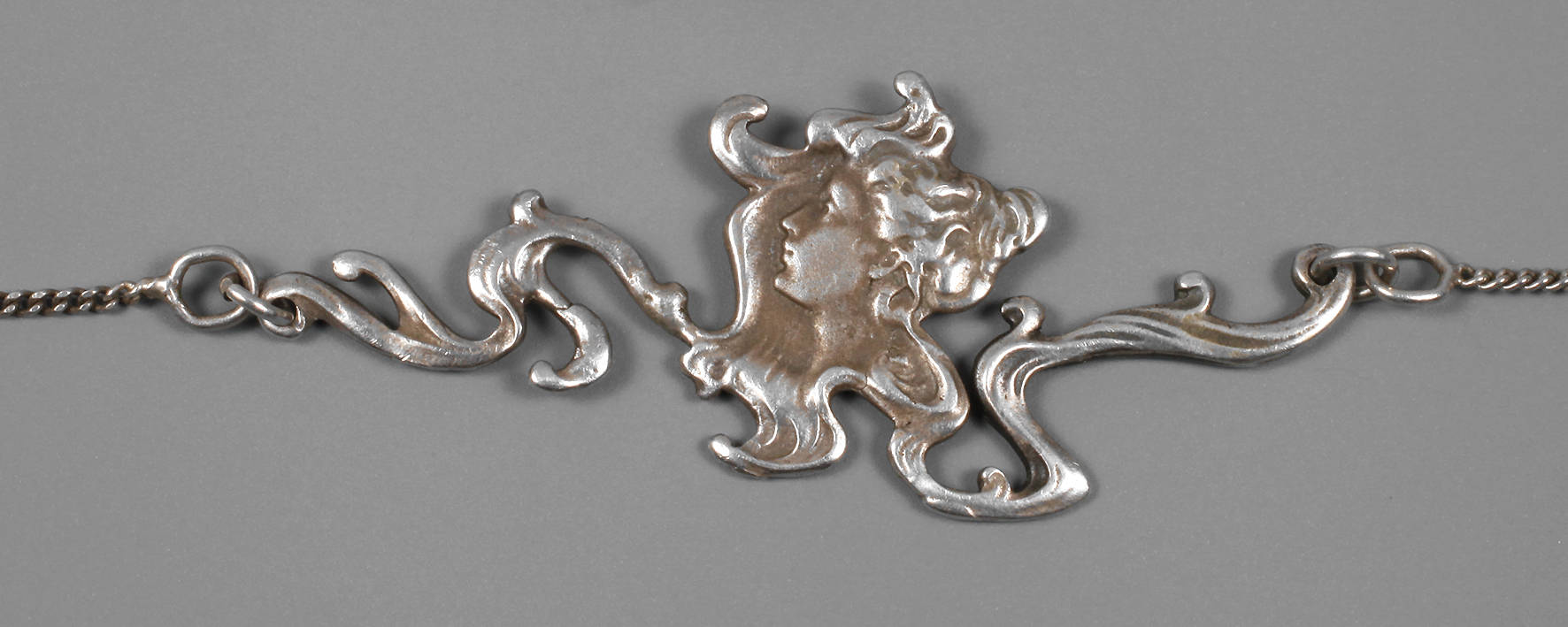 Jugendstil Collier Silber