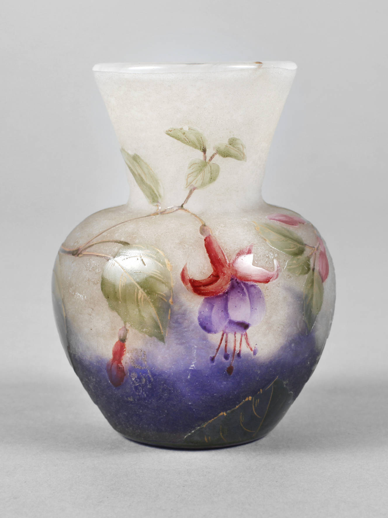 Daum Nancy Jugendstilvase ”Fuchsia”