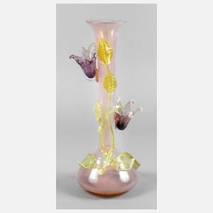 Große Jugendstilpokalglasvase