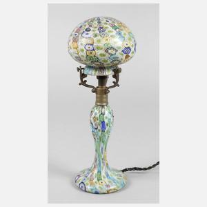 Murano Tischlampe ”Murrine e Millefiori”