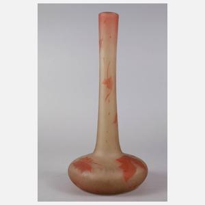 Schneider große Ätzglasvase