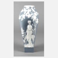 Ilmenau Jugendstilvase Pâte sur Pâte111