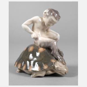 Kopenhagen Faun auf Schildkröte