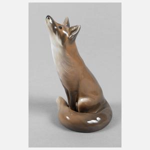 Kopenhagen Tierplastik ”Sitzender Rotfuchs”