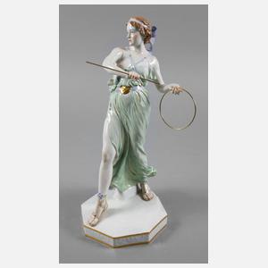 Meissen ”Reifenspielerin mit Stab”