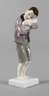 Meissen Knabe mit Katze im Arm