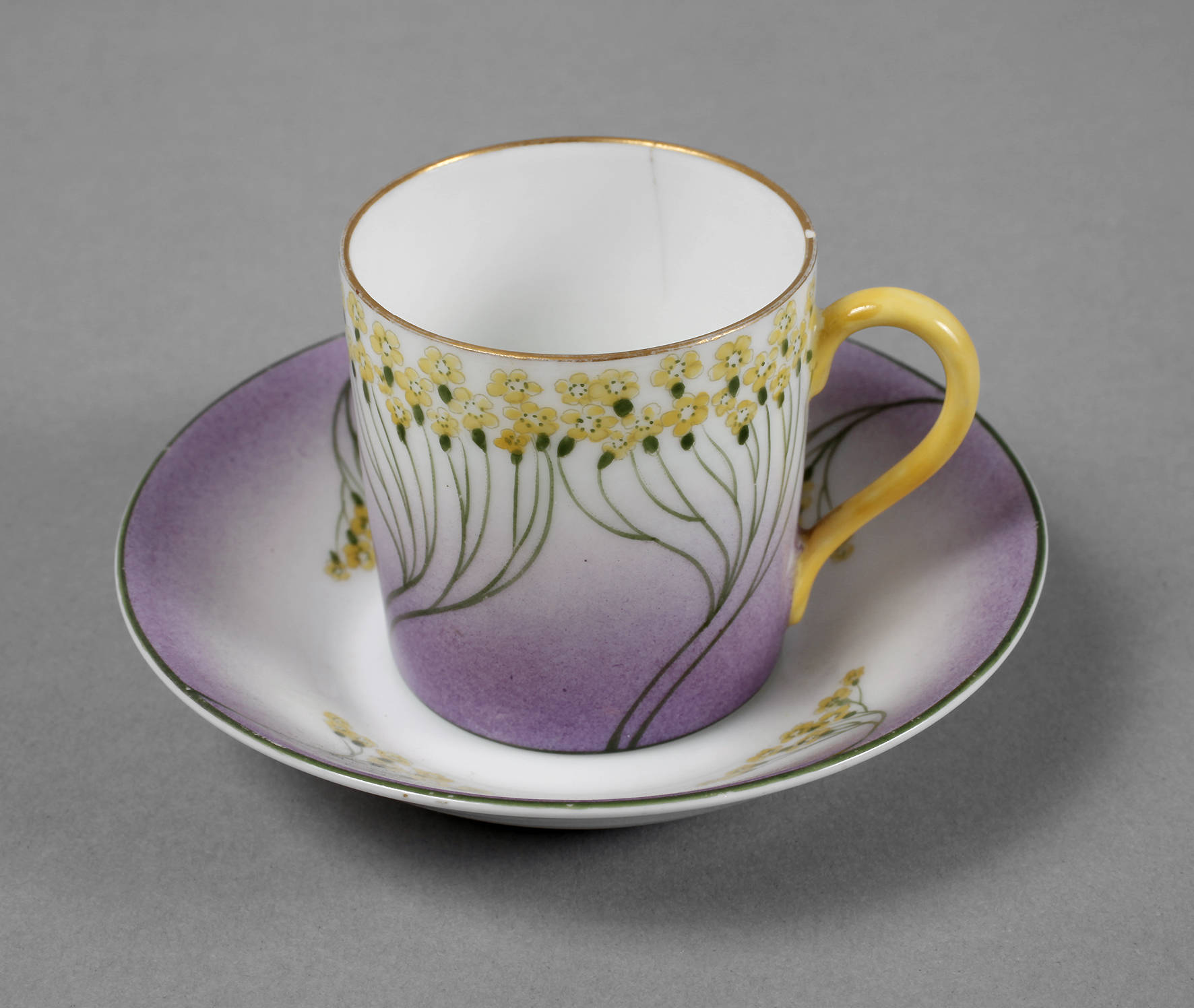 Nymphenburg Mokkatasse Jugendstil