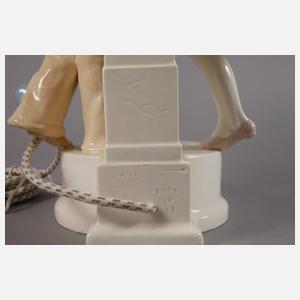 Goldscheider Wien figürliche Lampe