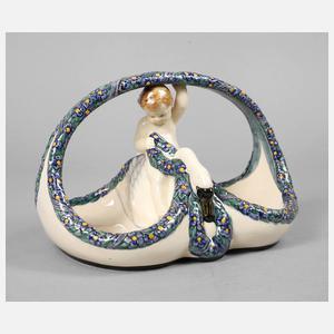 Karlsruhe Schale mit Putto und Schwan