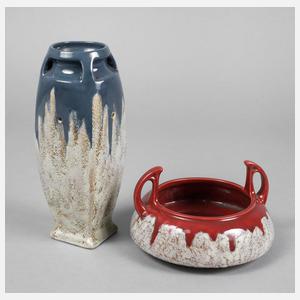 Schale und Vase J. v. Schwarz