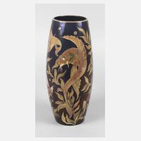 Zsolnay Pecs Jugendstilvase Fischdekor111