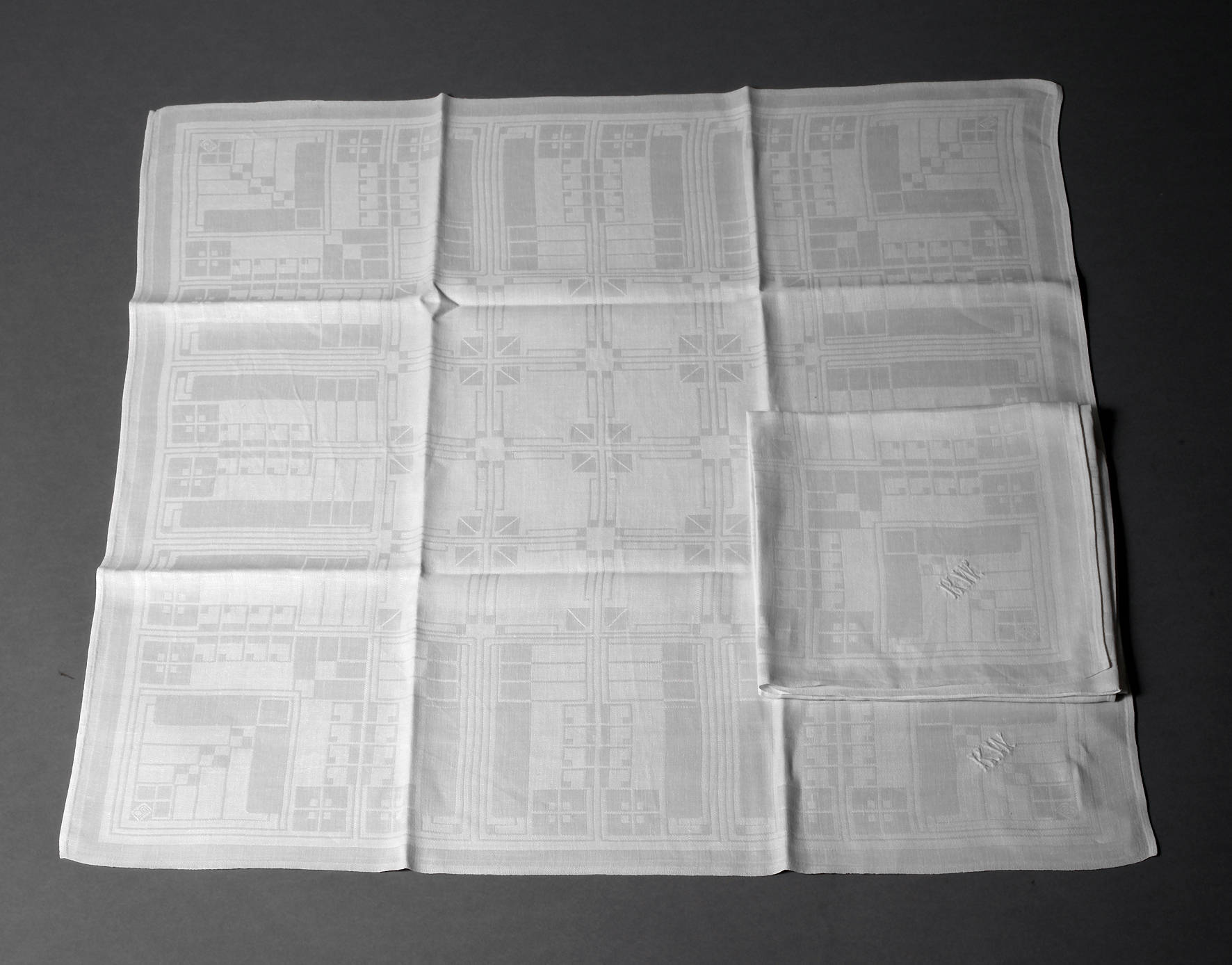 Peter Behrens, zwei Servietten