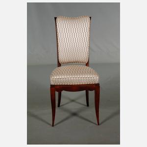 Sechs Stühle Art déco