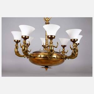 Große Deckenlampe Ludwig Vierthaler attr.