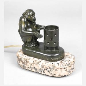 Figürliche Tischlampe Max le Verrier