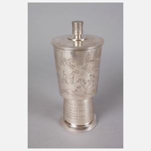 Zwei Silberpokale Waldemar Raemisch