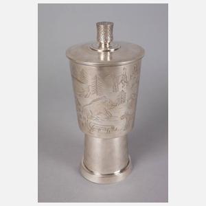 Zwei Silberpokale Waldemar Raemisch