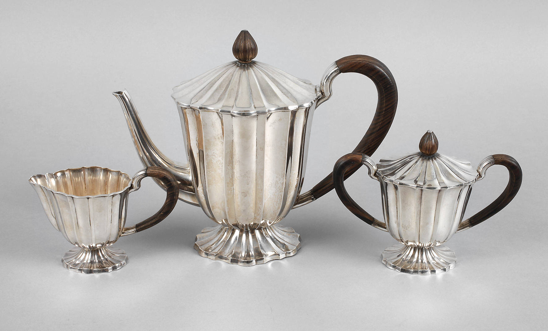 Silber Kernstück Art déco