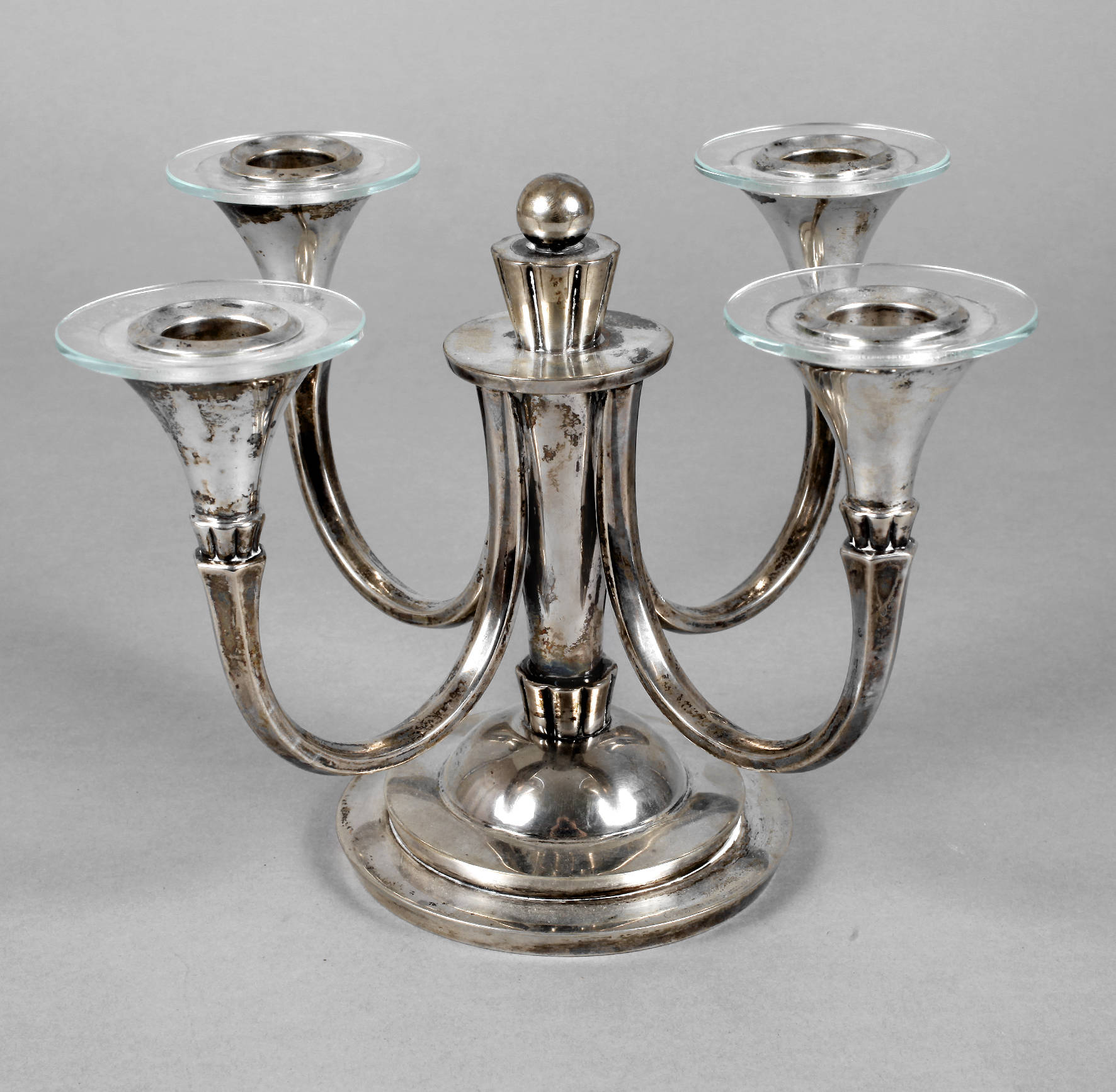 Silberleuchter Art déco