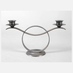 Wellner Kerzenleuchter Art déco